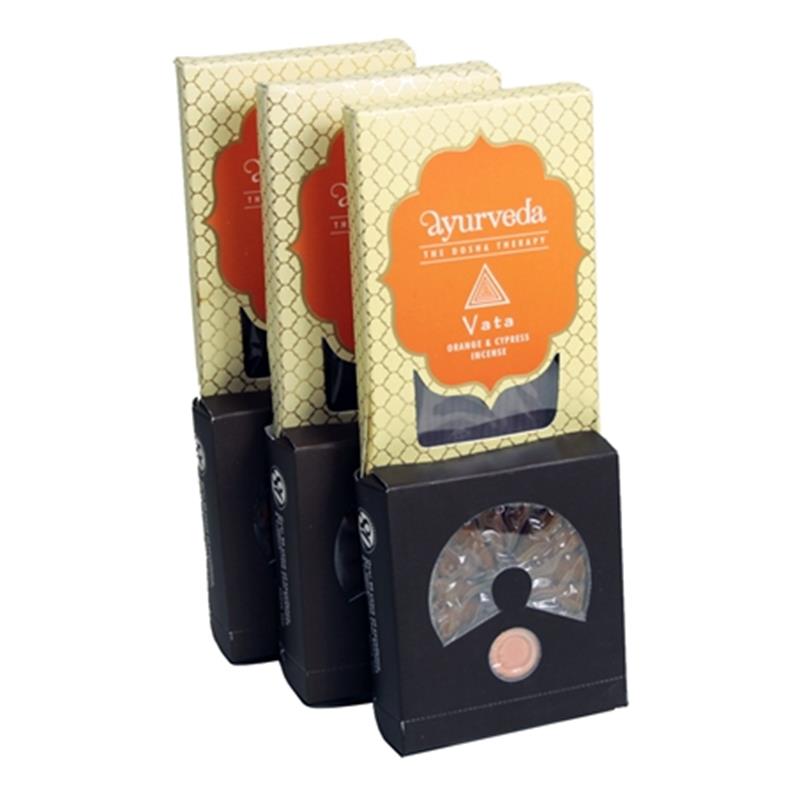 Räucherstäbchen Ayurveda Orange & Zypresse