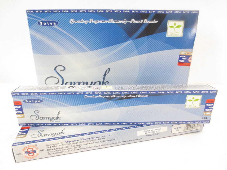Satya Samyak Räucherstäbchen Verpackung