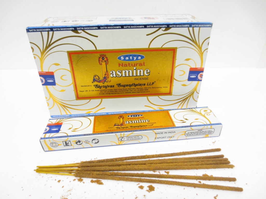 Satya Natural Jasmine Räucherstäbchen Verpackung