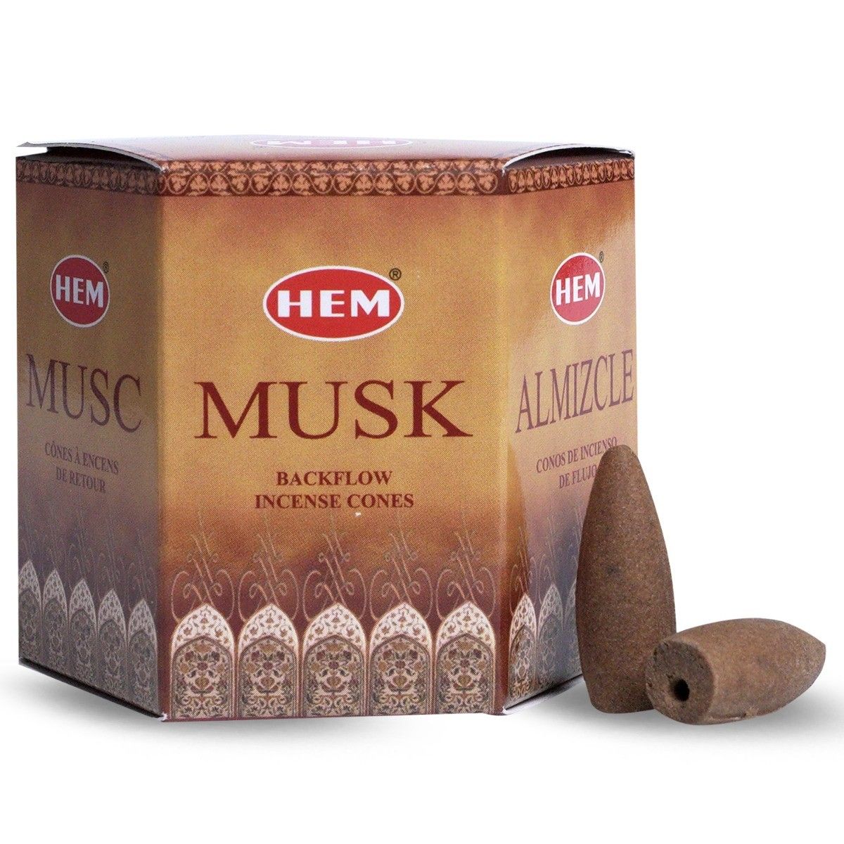 HEM Rückflusskegel Moschus – Sinnlicher Duft für eine entspannte Atmosphäre