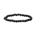 Children's bracelet made of lava stone 4mm