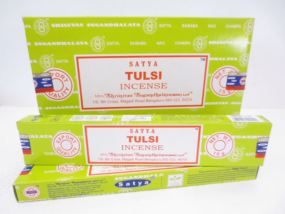 Satya Tulsi Räucherstäbchen Verpackung