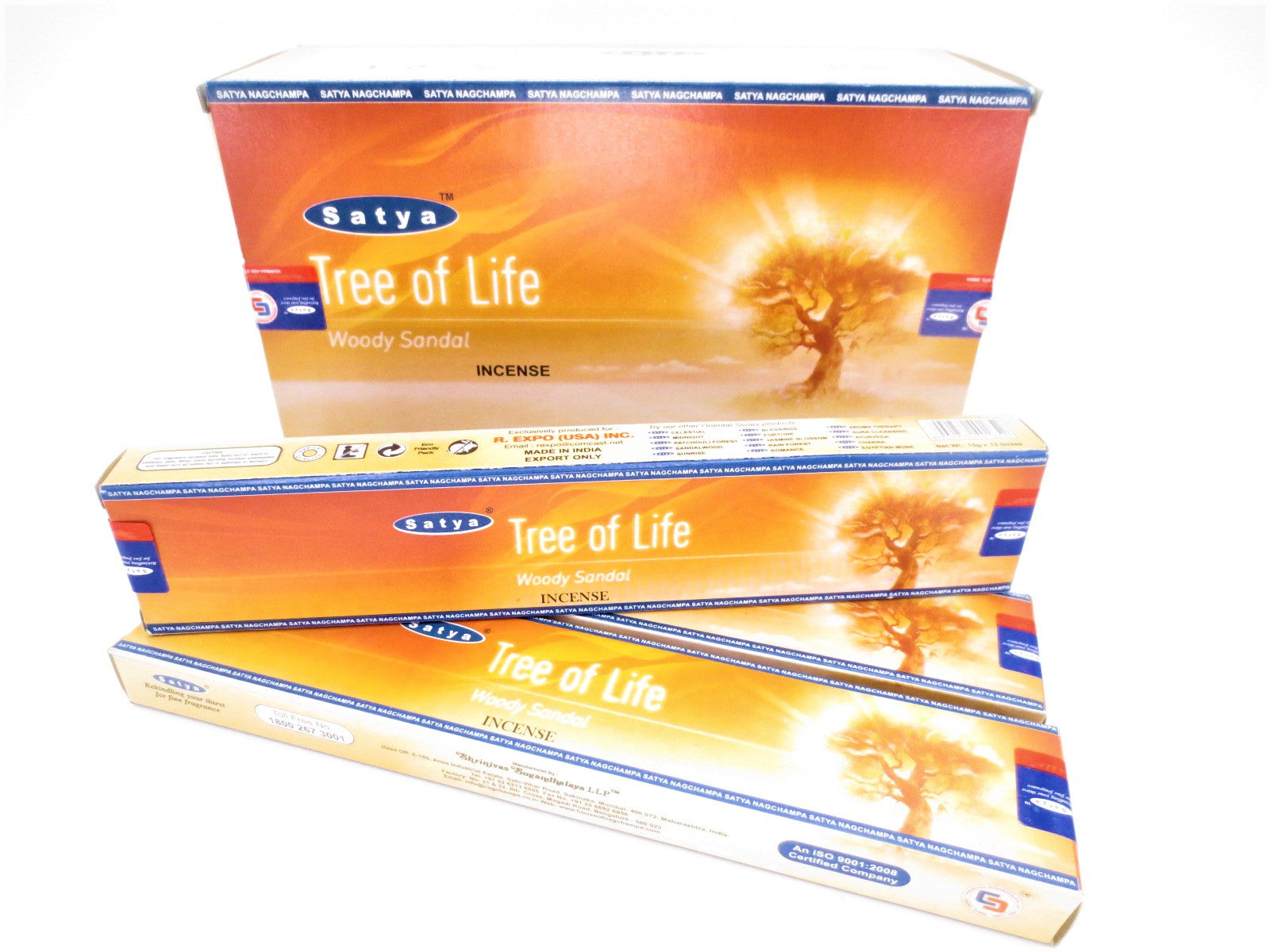 Satya Tree of Life Räucherstäbchen in der Verpackung mit Lebensbaum-Motiv