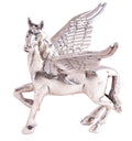 Berk Pegasus Skulptur versilbert