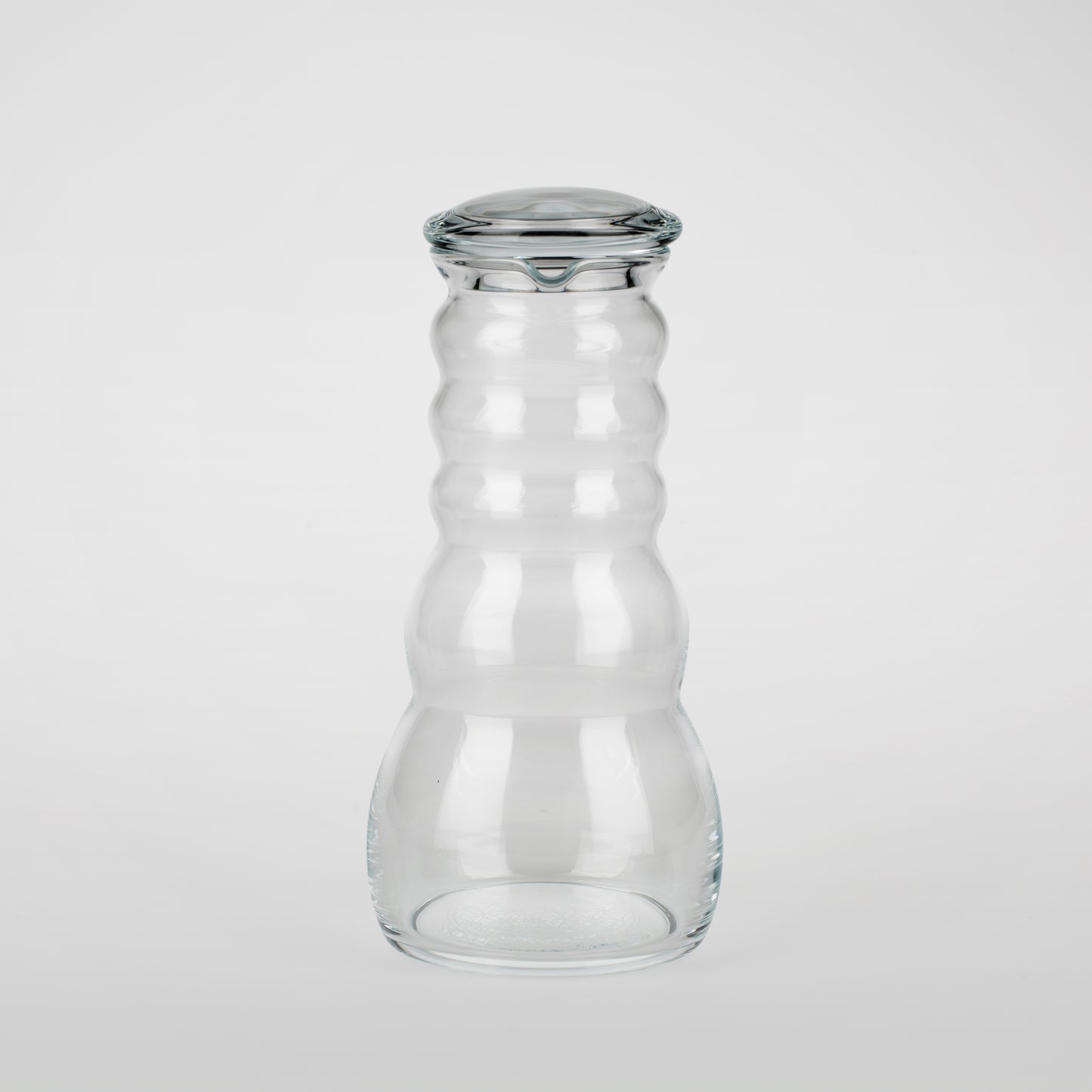 Cadus Krug 1 Liter white mit Glasdeckel