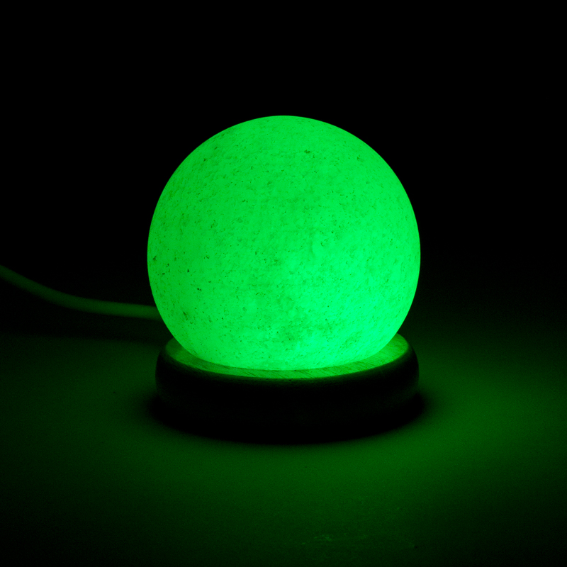 Mini Mood Salzlampe Kugel USB LED