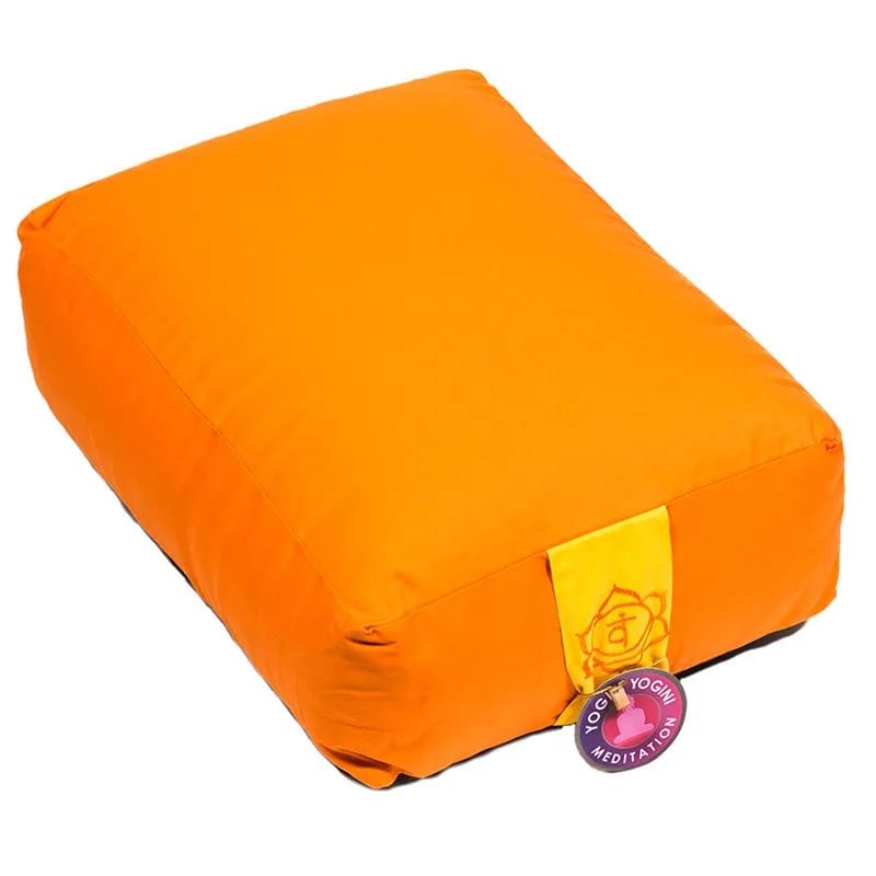 Meditation cushion/bolster orange 2nd chakra