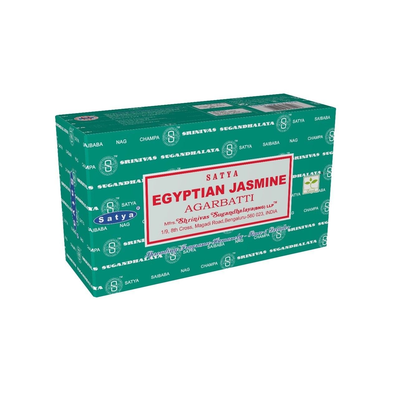 Satya Egyptian Jasmine Räucherstäbchen Verpackung