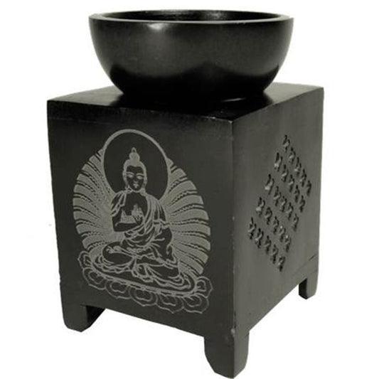 Soapstone Buddha fragrance lamp