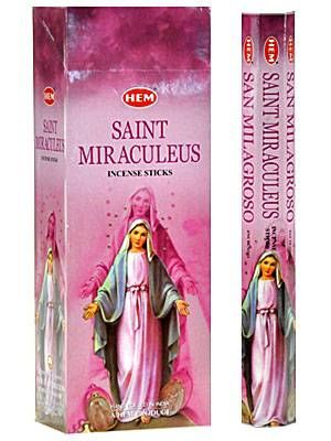 HEM Saint Miraculeus Räucherstäbchen Verpackung