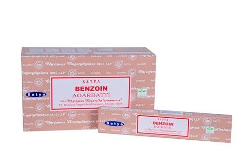 Satya Benzoin Räucherstäbchen Verpackung