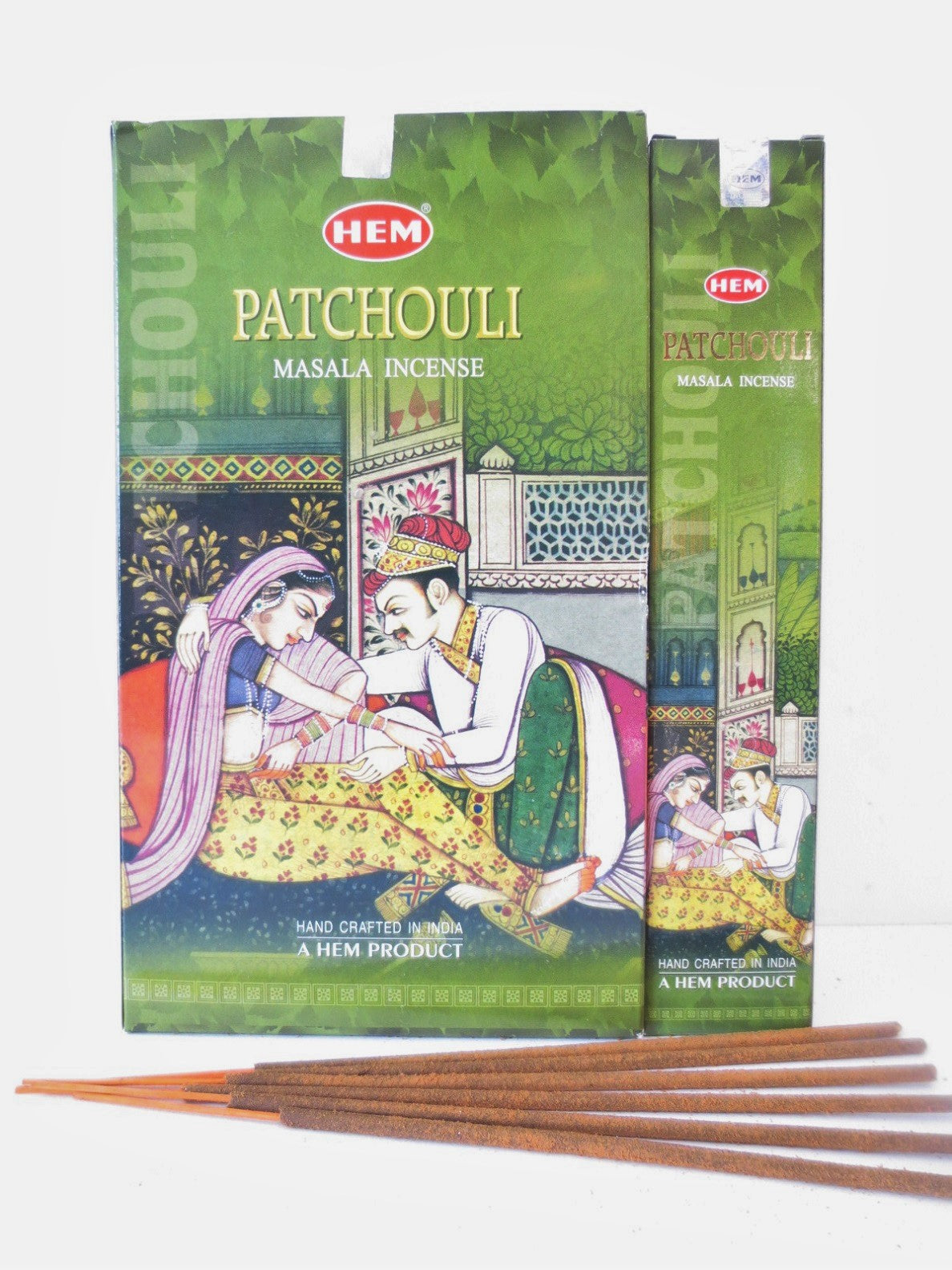 HEM Masala Patchouli Räucherstäbchen mit Patchouliduft