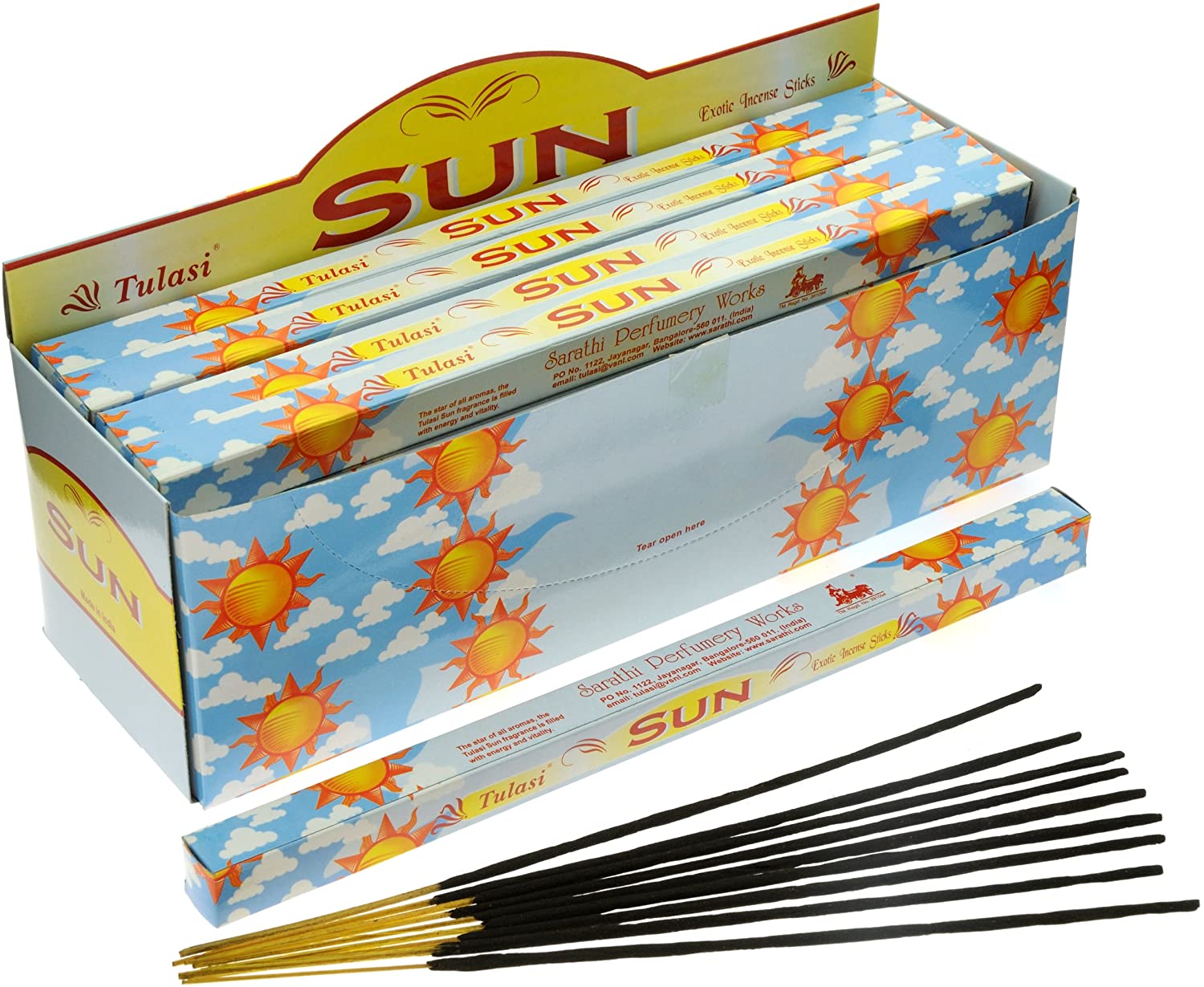 Tulasi Sun Räucherstäbchen - Strahlende Energie für Positive Vibes