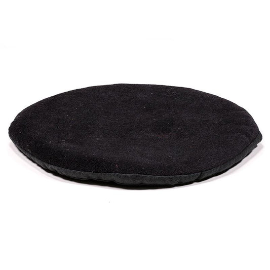 Flat cushion for black singing bowl