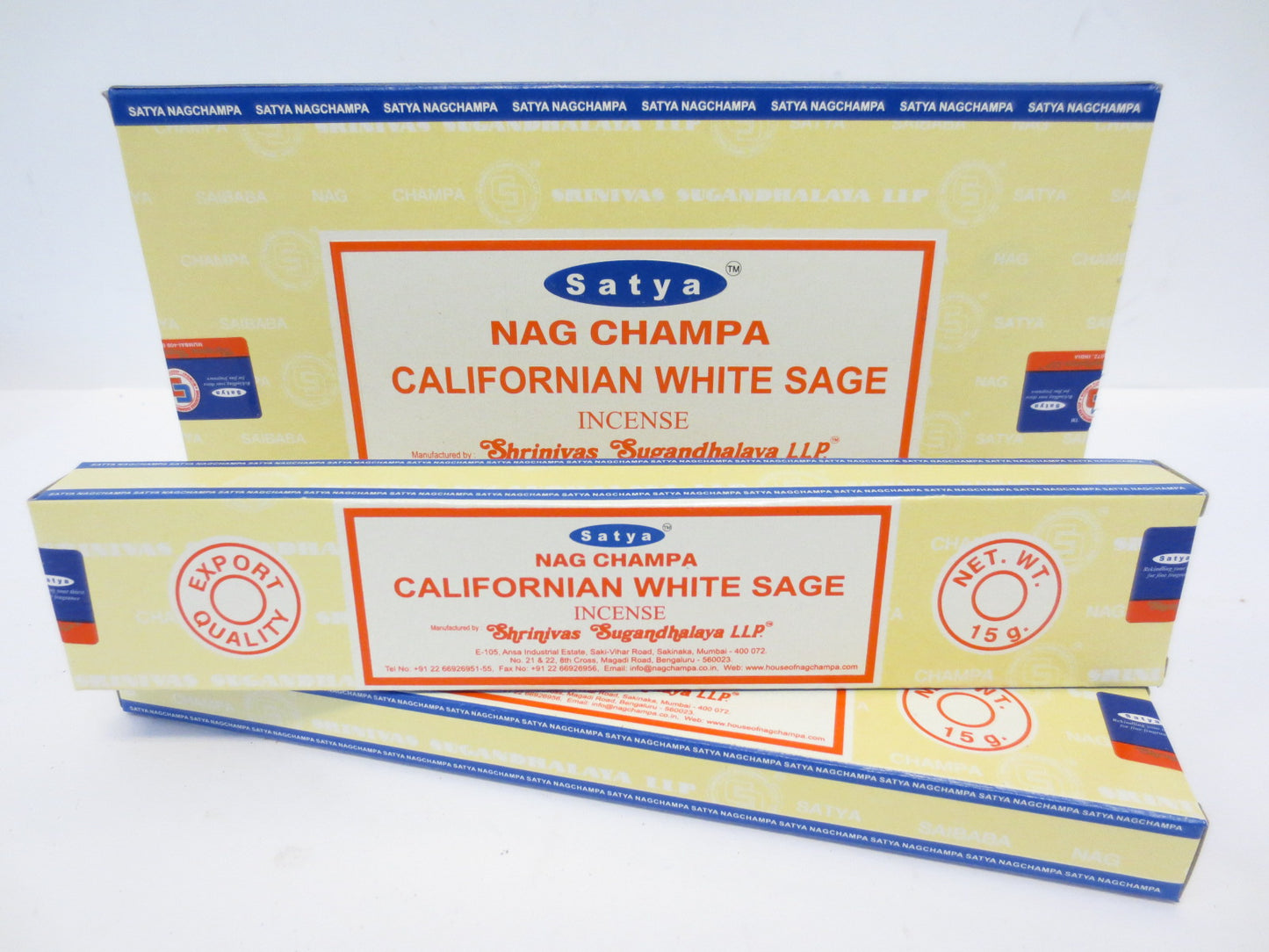 Satya Californian White Sage Räucherstäbchen – Reinigen Sie Ihren Raum