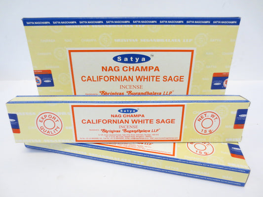 Satya Californian White Sage Räucherstäbchen – Reinigen Sie Ihren Raum