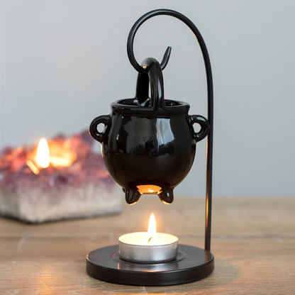 Hanging cauldron fragrance lamp
