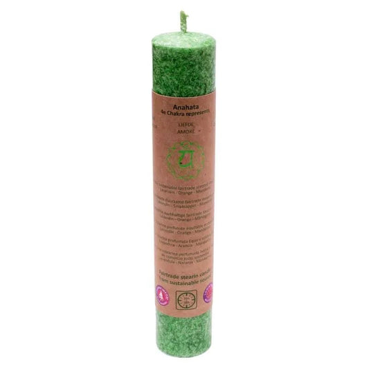 Scented candle 4th chakra