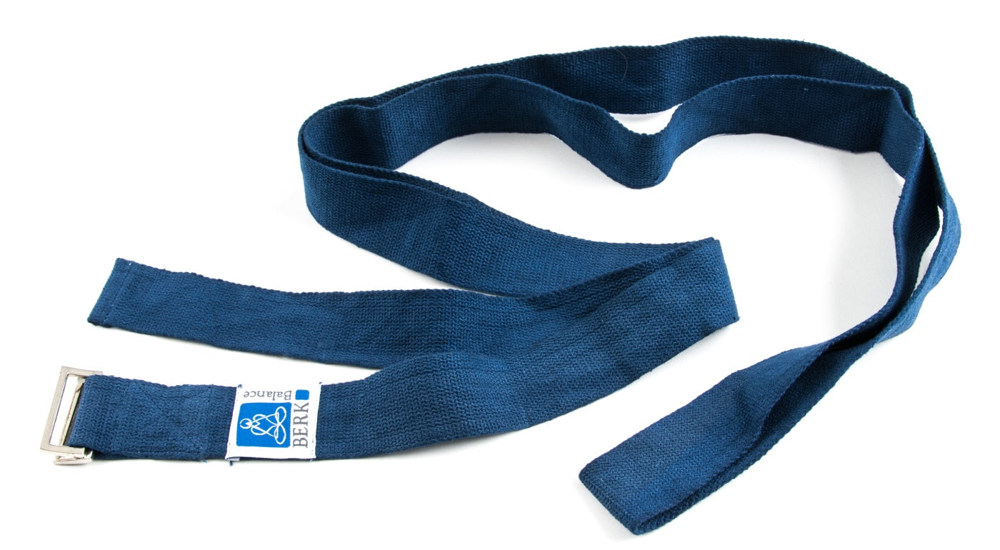Yoga strap dark blue