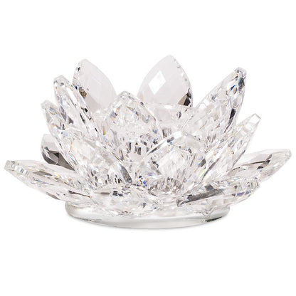 Lotus candle holder crystal S