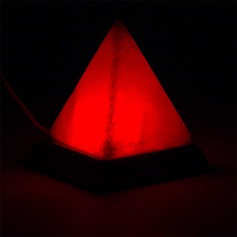 Mini Mood Salzlampe Pyramide USB LED