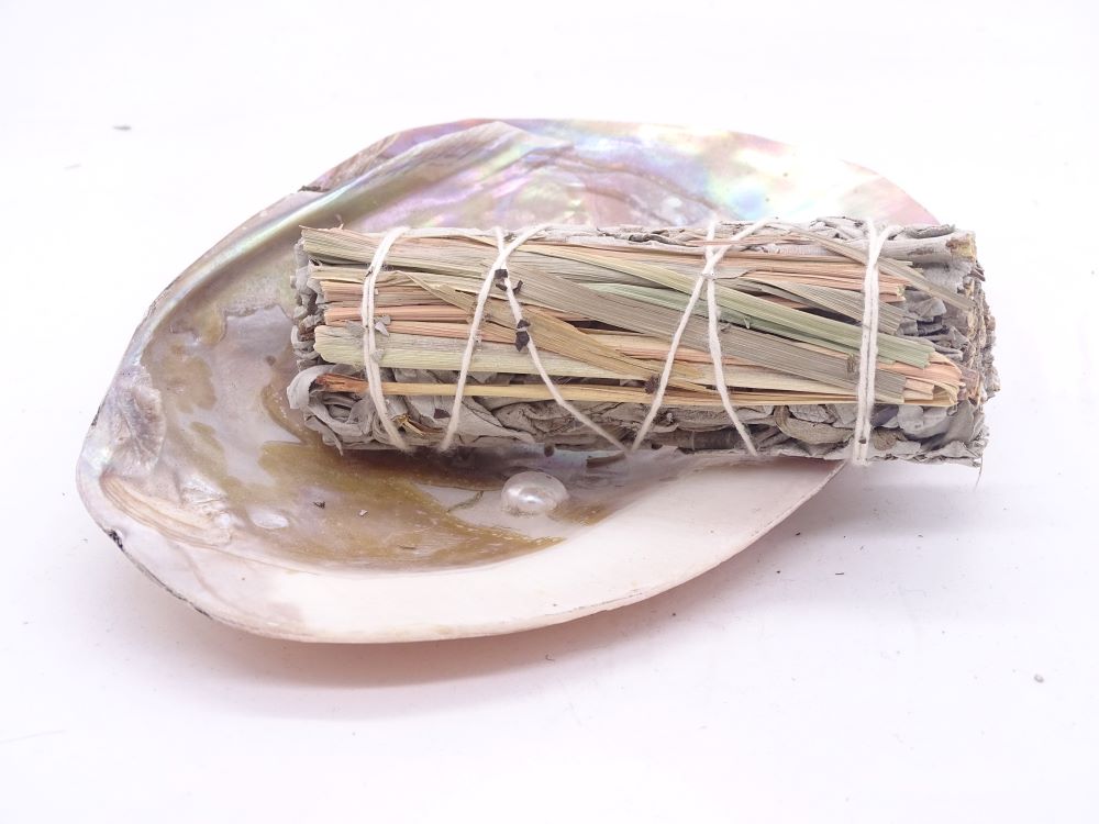 Weißer Salbei & Lemongras Räucherbündel - Frische Reinigung und Energie