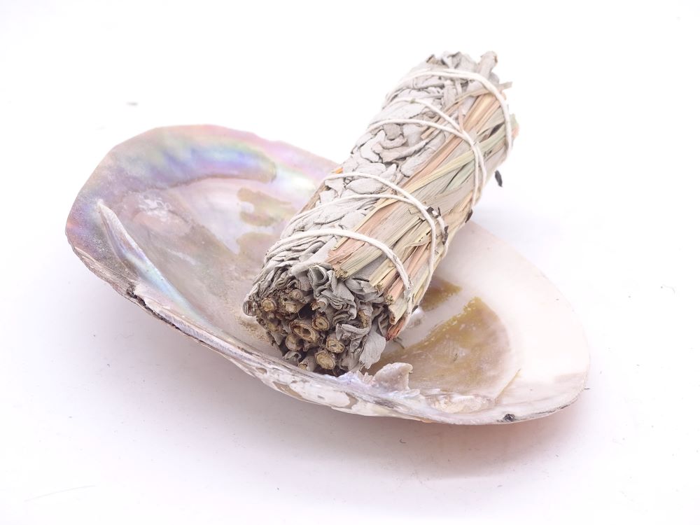 Weißer Salbei & Lemongras Räucherbündel - Frische Reinigung und Energie