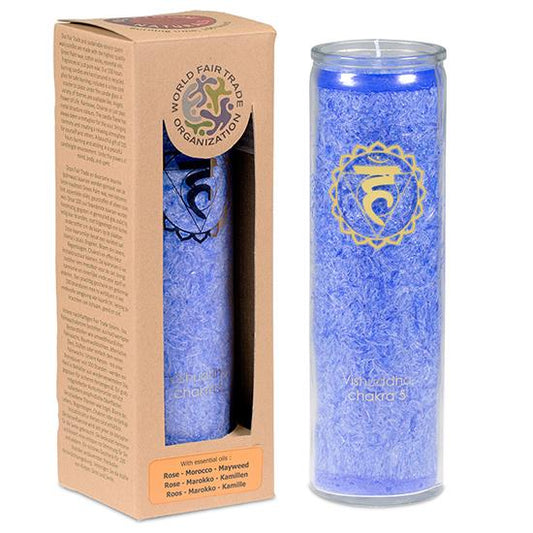 Yogi &amp; Yogini scented candle stearin 5th chakra