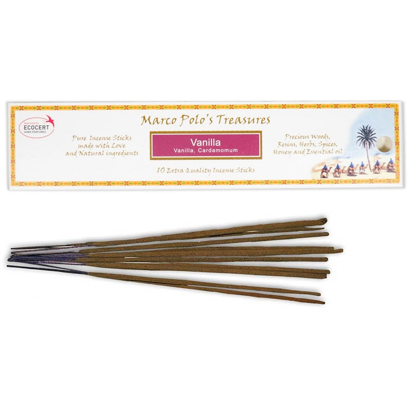 Incense sticks Marco Polo's Treasures Vanilla