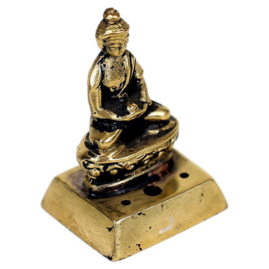 Incense burner Buddha brass 