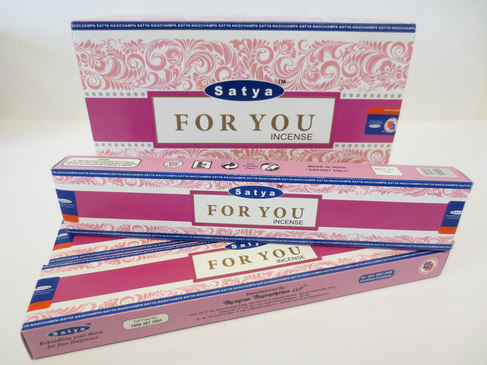 Satya For You Räucherstäbchen in der dekorativen Verpackung