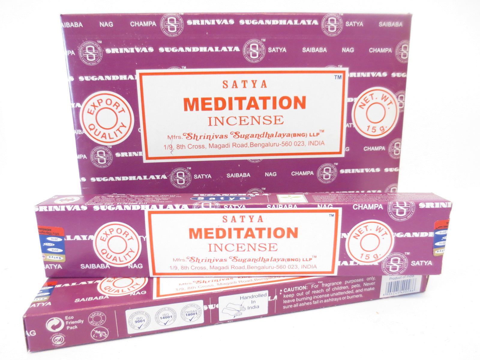 Satya Meditation Räucherstäbchen Verpackung