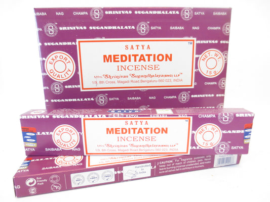 Satya Meditation Räucherstäbchen – Die Reise zur inneren Stille