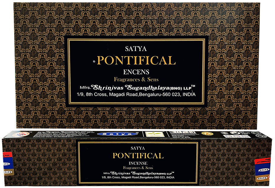 Satya Pontifical Räucherstäbchen Verpackung