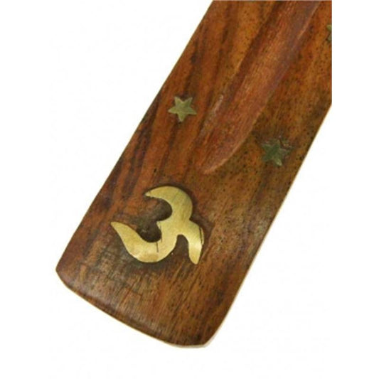 Incense stick holder wood Ohm
