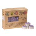 Fair Trade Tea Lights Stearin Lavender Scent - Flower of Life