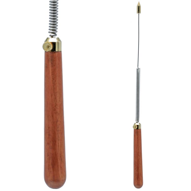 One-handed rod made of wood