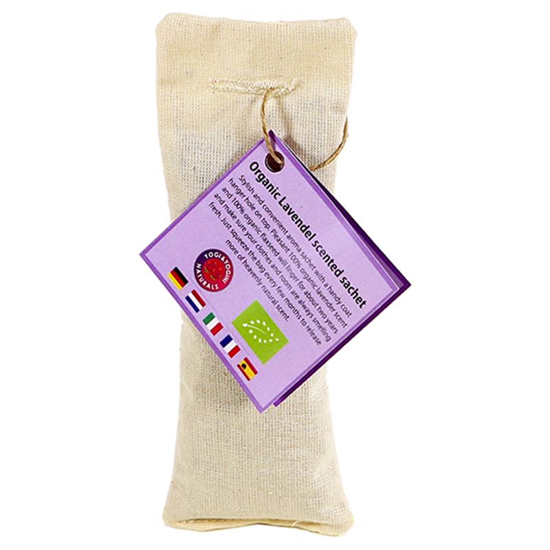 Lavender scented sachets organic beige