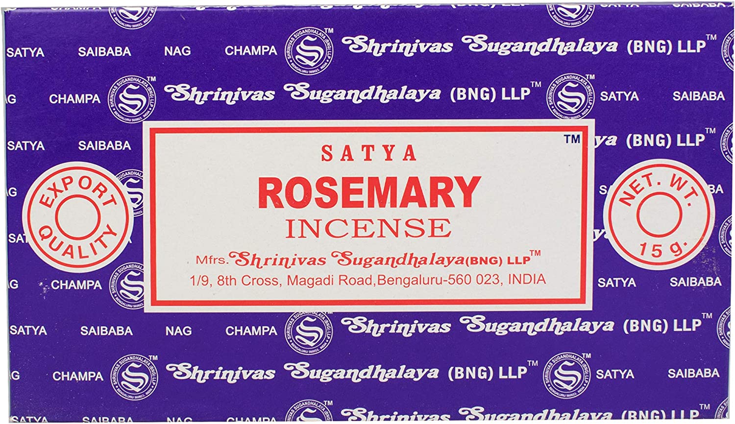 Satya Rosemary Räucherstäbchen Verpackung
