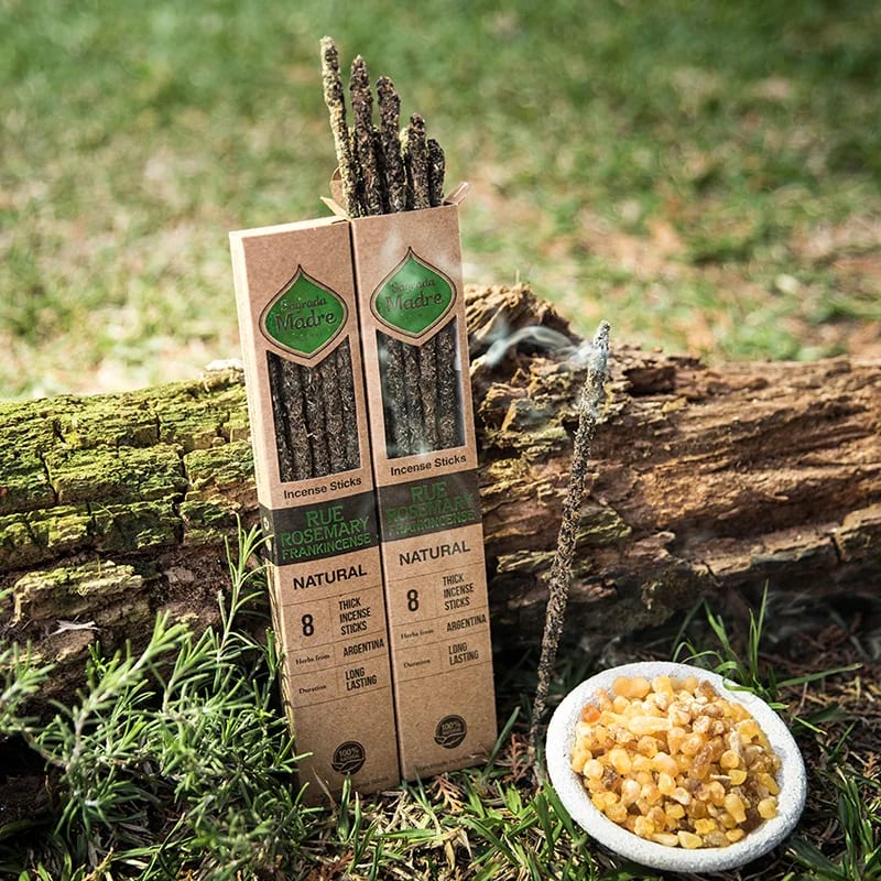 Sagrada Madre Natural Räucherwerk Rue, Rosmarin & Olibanum
