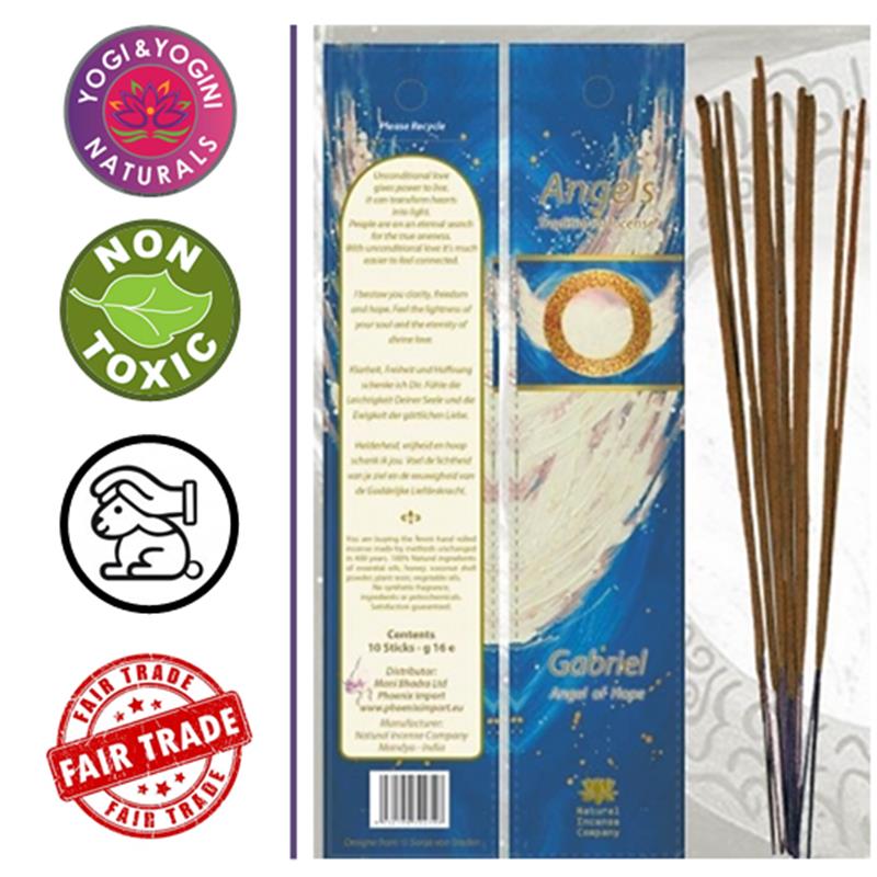 Yogi und Yogini Gabriel Engelräucherstäbchen Verpackung