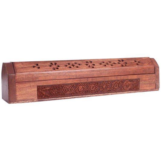 Box/holder incense sticks 7 chakras
