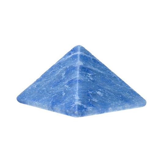Blaue Quarz-Pyramide 2,5x2,5 - Ästhetisches Schmuckstück mit energetischer Kraft