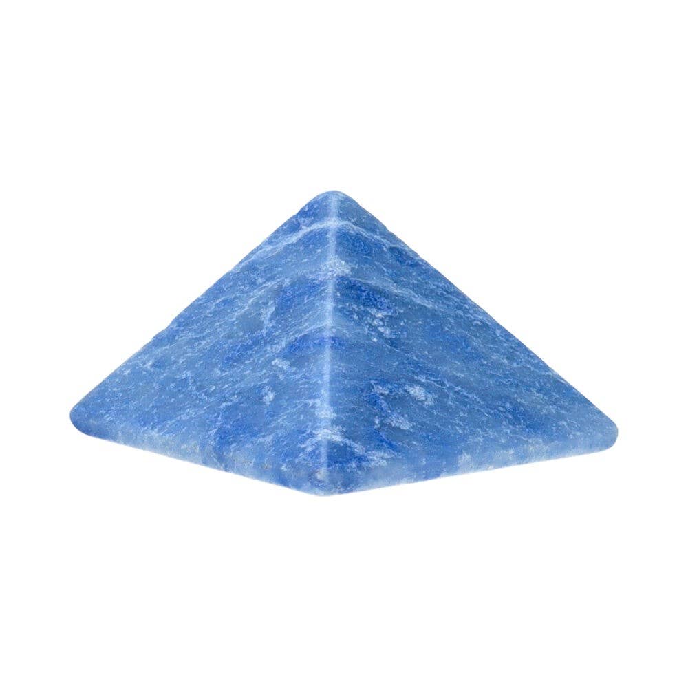 Klura blaue Quarz-Pyramide, 2,5 mal 2,5 cm