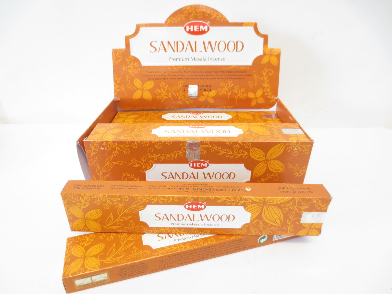 HEM Masala Sandalwood Räucherstäbchen mit Sandelholzduft