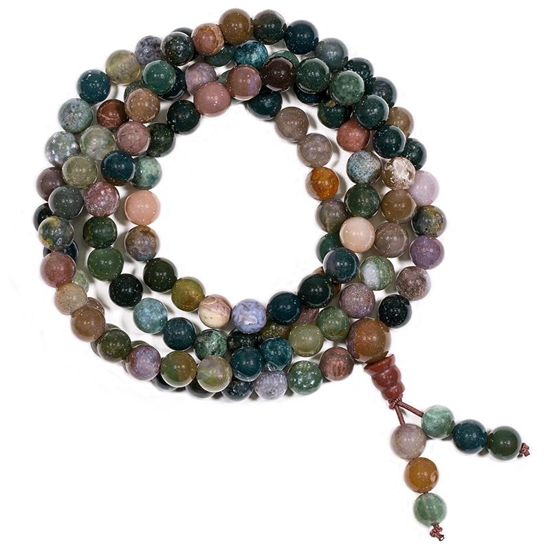 Mala Indian Agate - elastic