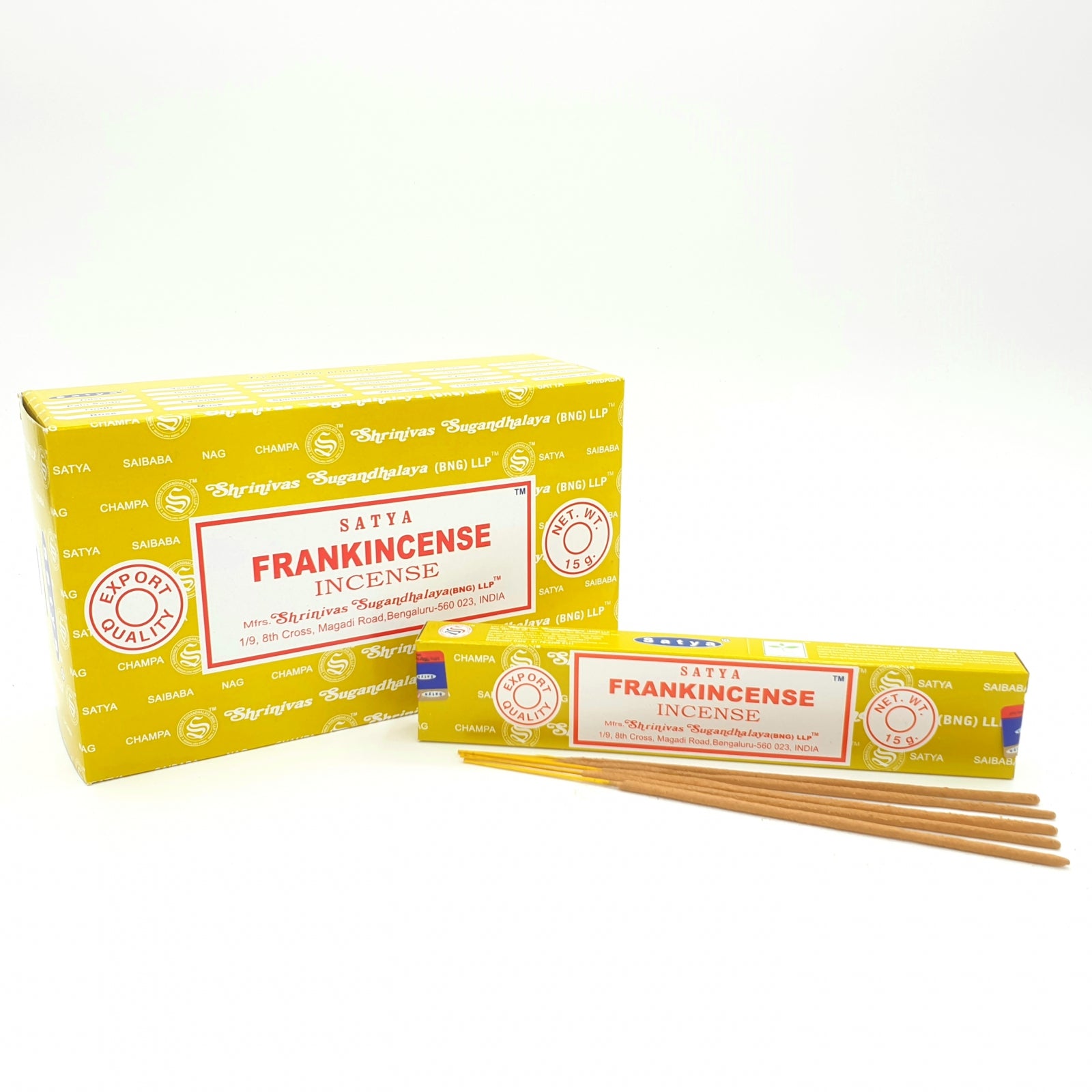 Satya Frankincense Räucherstäbchen mit Weihrauchduft