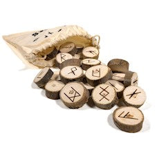 Oracle game runes in cotton bag