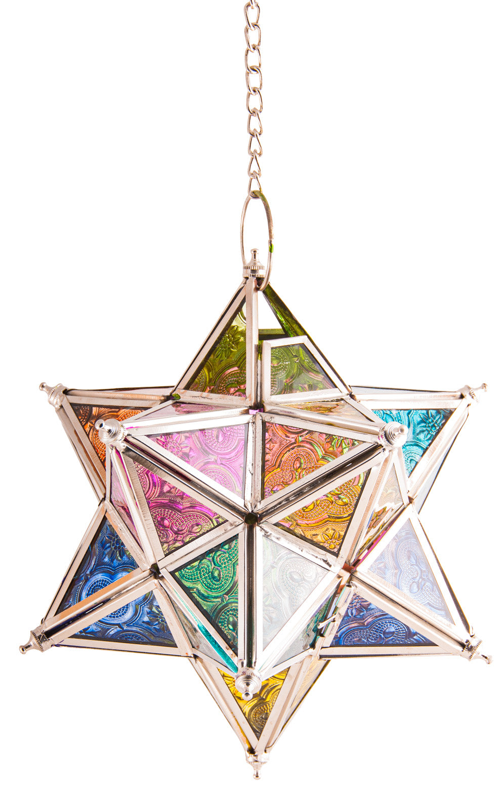 Oriental light lucky star with chain