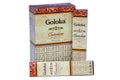 Goloka Chandan Räucherstäbchen Verpackung mit Sandelholzduft